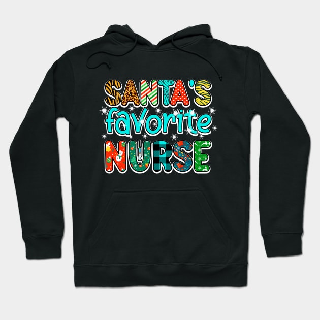 Christmas Nurse Hoodie by Nifty T Shirts